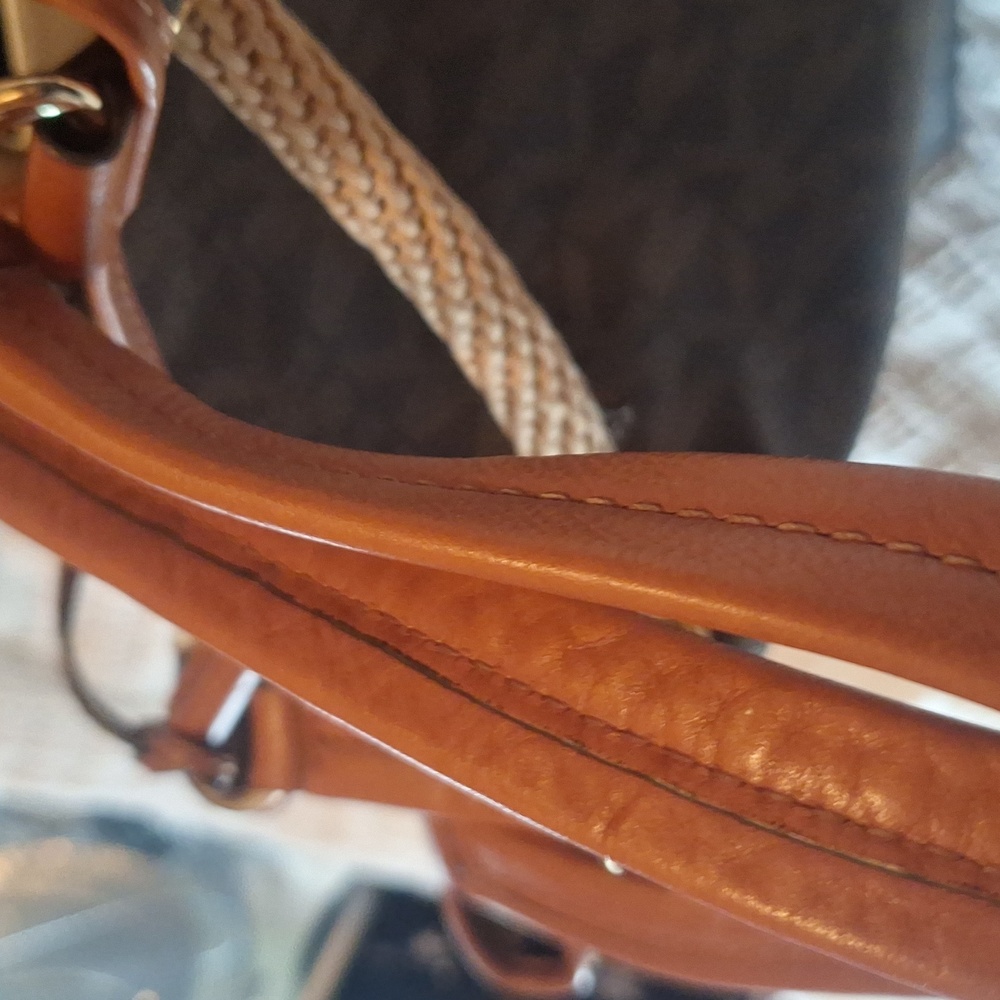 Michael Kors Brown and Tan Shoulder Bag - Picture 6 of 16